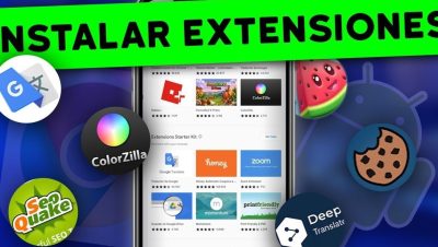 agregar extensiones a chrome android personaliza