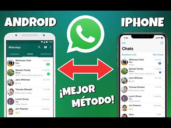 como transferir whatsapp de android a iphone migra tus chats sin perder datos