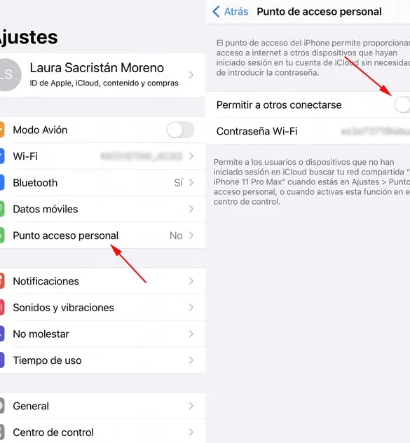 compartir datos iphone a android guia completa