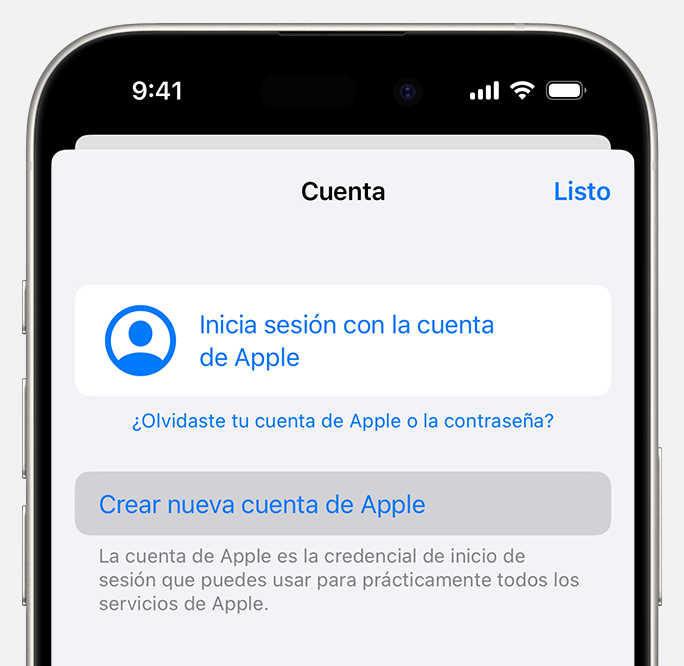 crear cuenta apple id desde android accede a los servicios de apple 1