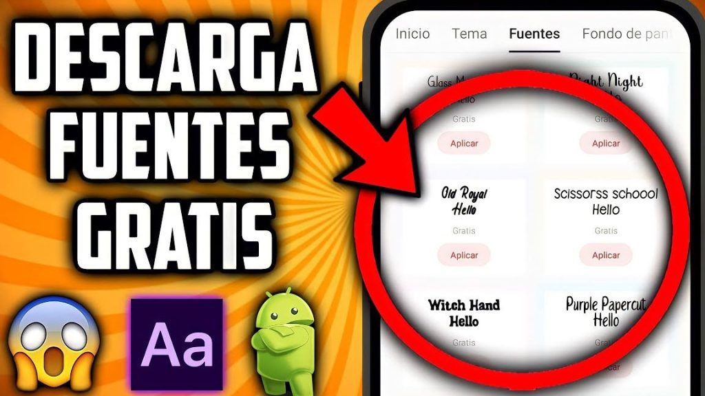 fuentes de letras para android dale un estilo unico a tu telefono