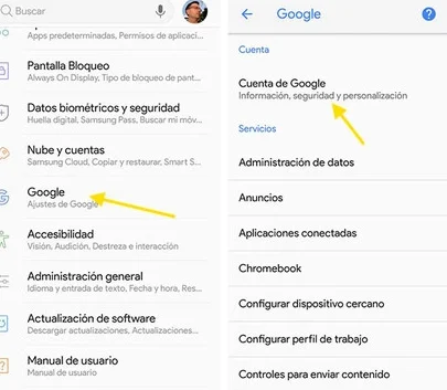 quitar cuenta google android eliminala facilmente