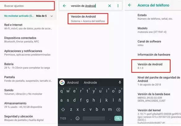 saber que version de android tengo una guia simple y rapida