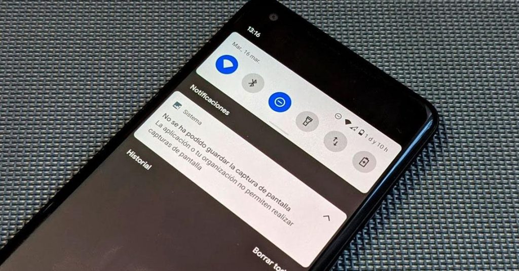 tomar captura pantalla android guarda imagenes