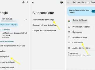 ver contrasenas guardadas en android accede a tus cuentas