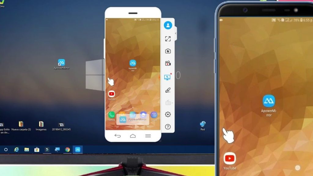 ver pantalla de android en pc proyecta tu movil
